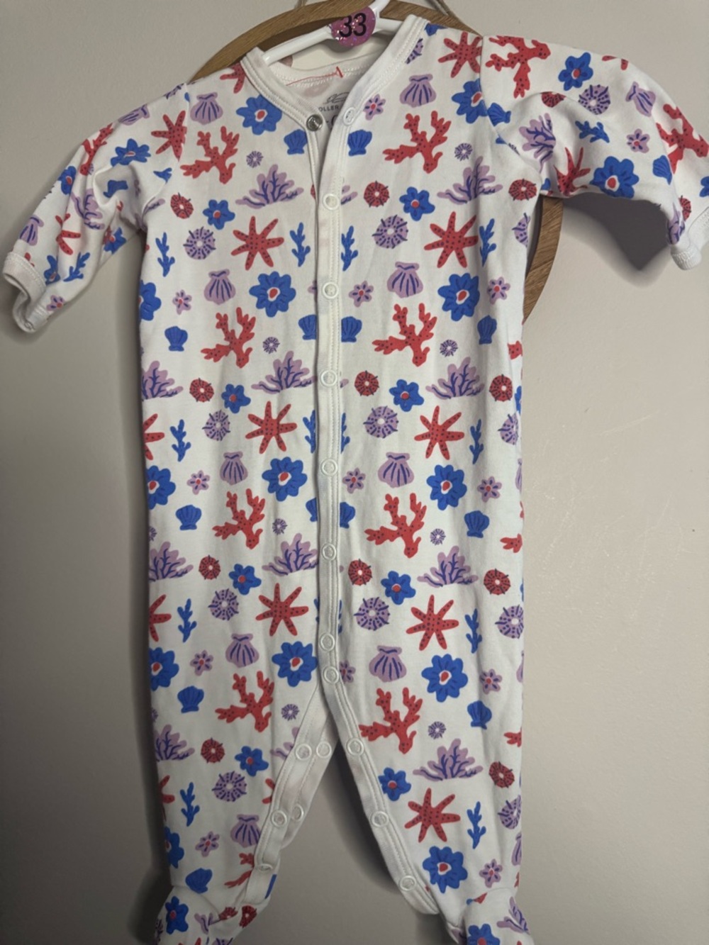 Roller rabbit One-Piece Footed Pajama - 0-3
